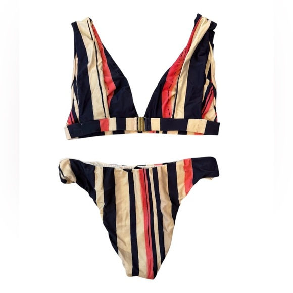 Lenny Niemeyer Striped Bikini Set Size Small (Top & Bottom) Excellent Condition - Picture 2 of 5